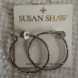 Silver Hoop Earrings